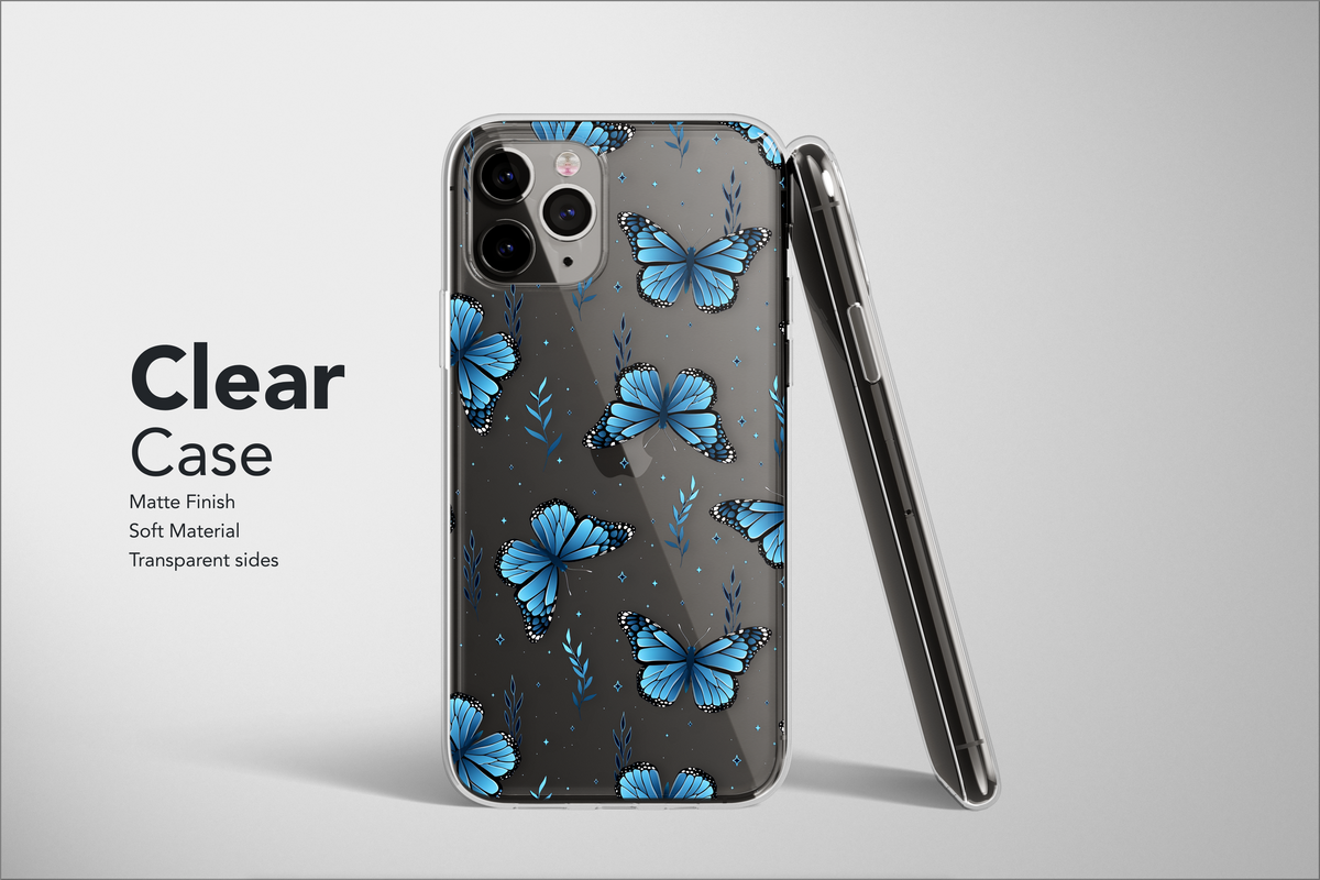 Clear Celestial Moth Mystical Butterfly Phone Case iPhone Samsung Cover Pixel 2775 - Image 3