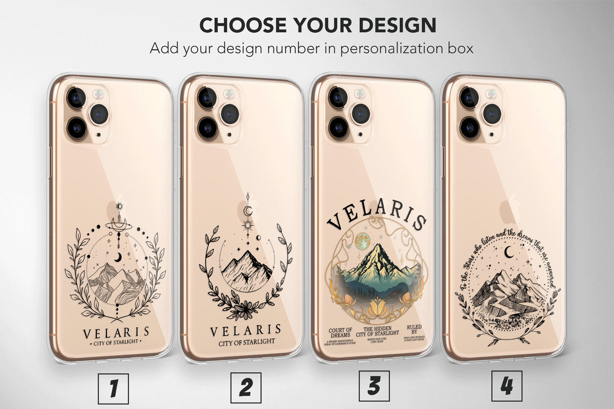 Clear Night Court Phone Case Acotar Acomaf Cover  6 - Image 1