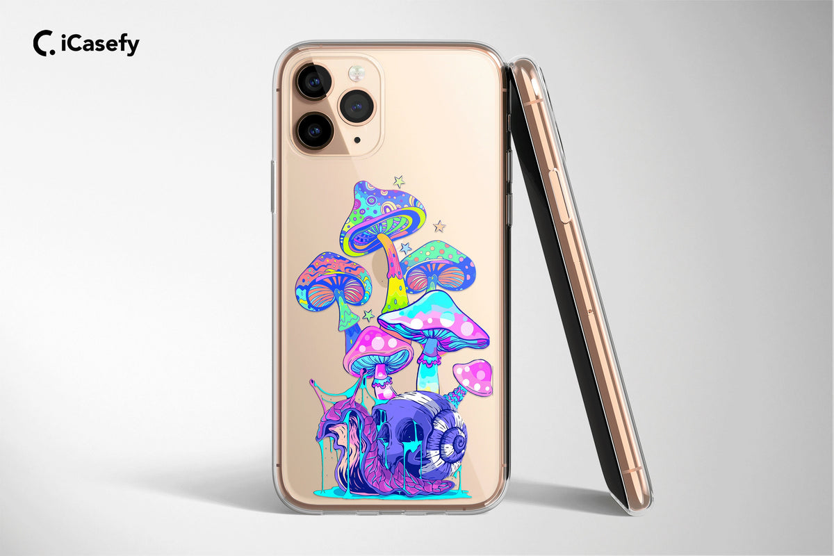 Clear Trippy Psychedelic Phone Case Glitch Cover - Image 4