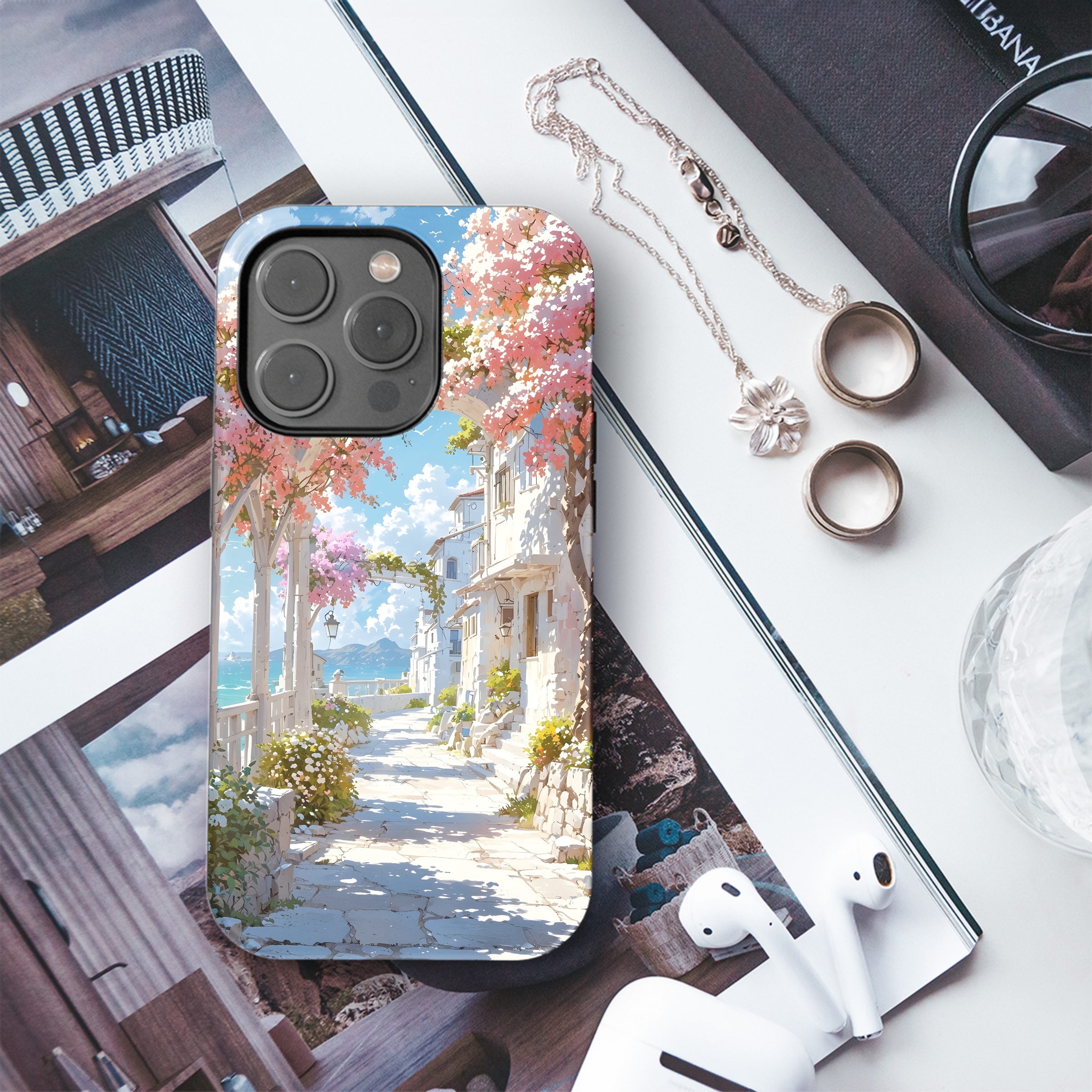 Coastal Blossom Archway
 Phone Case iPhone Samsung Cover Pixel 4504 - Image 3