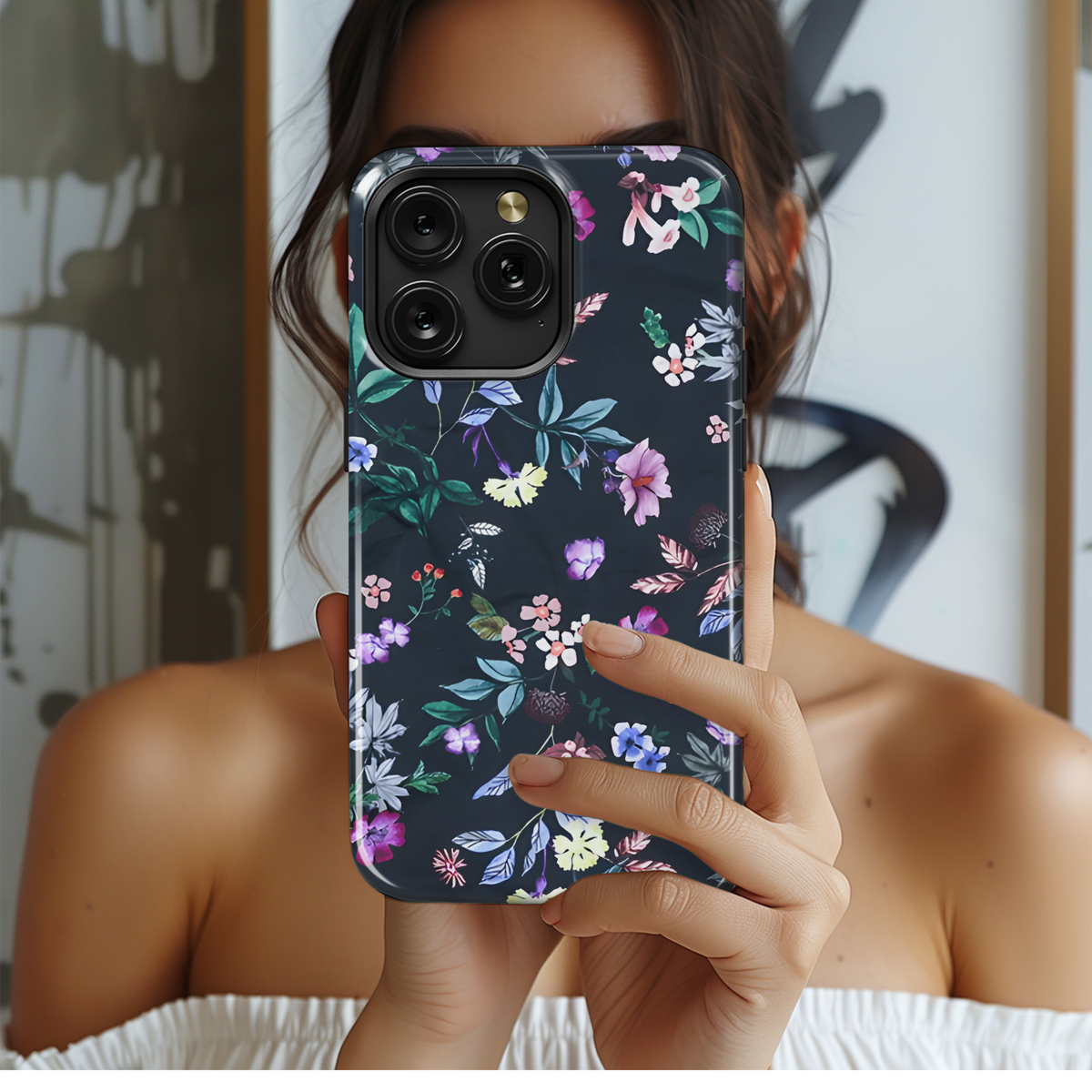 Colorful Floral Phone Case iPhone Samsung Cover Pixel 3838 - Image 2