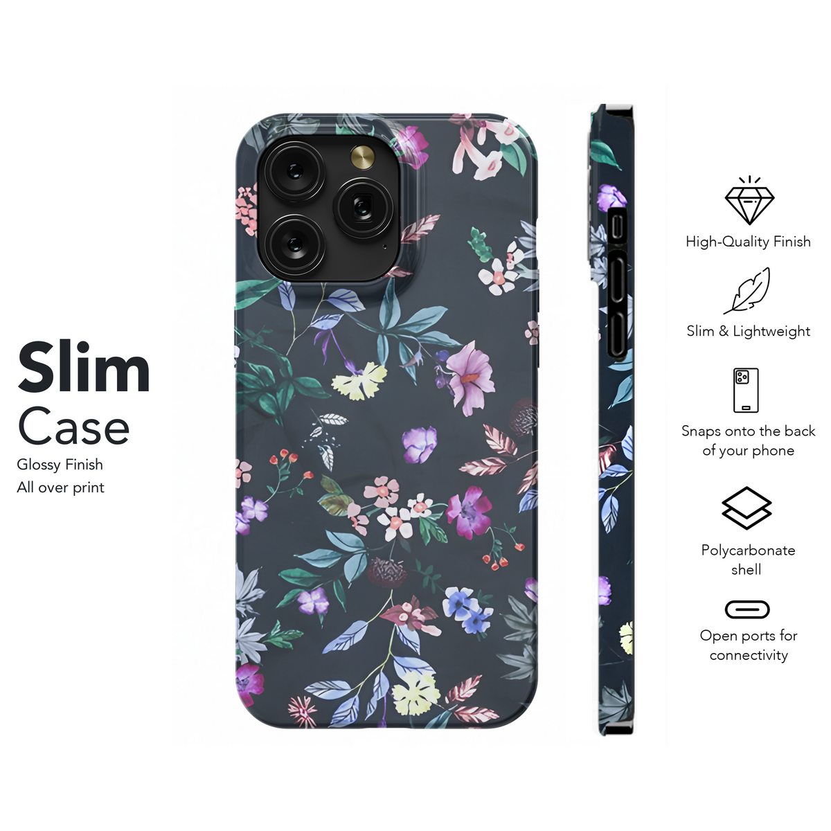 Colorful Floral Phone Case iPhone Samsung Cover Pixel 3838 - Image 7