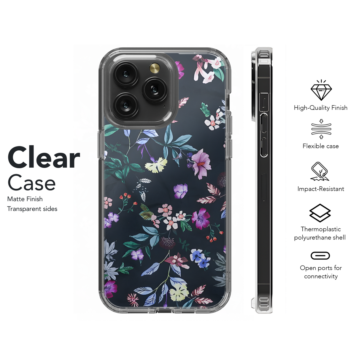 Colorful Floral Phone Case iPhone Samsung Cover Pixel 3838 - Image 8