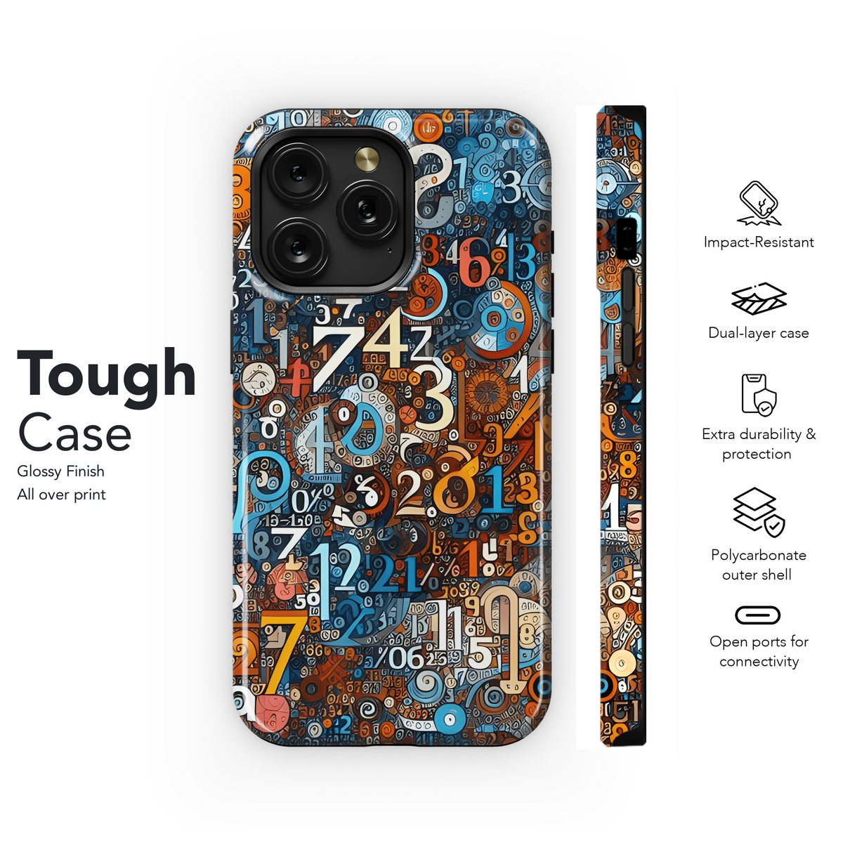 Colorful Math Phone Case iPhone Samsung Cover Pixel 2900 - Image 6