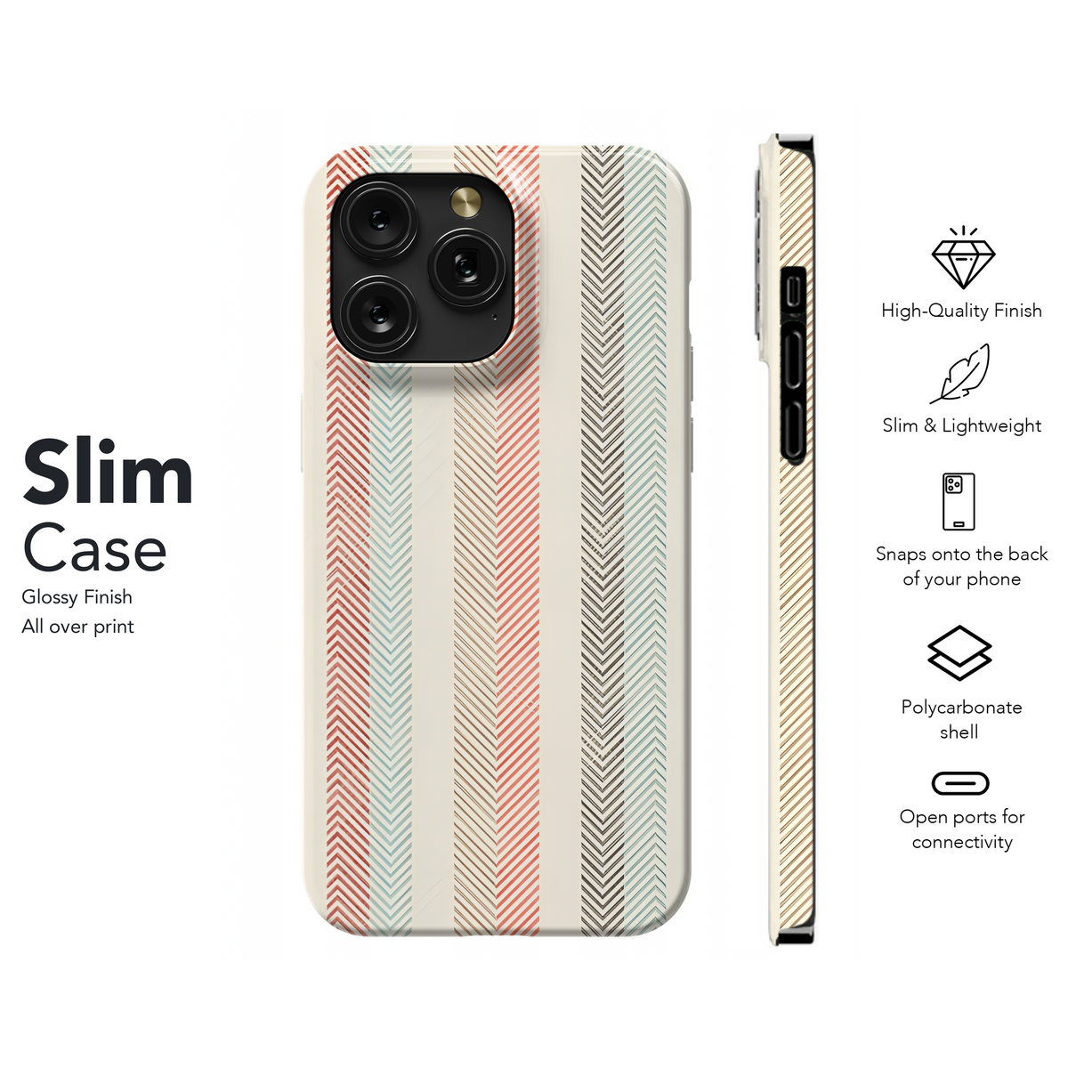 Colorful Seamless Striped Phone Case iPhone Samsung Cover Pixel 2527 - Image 7