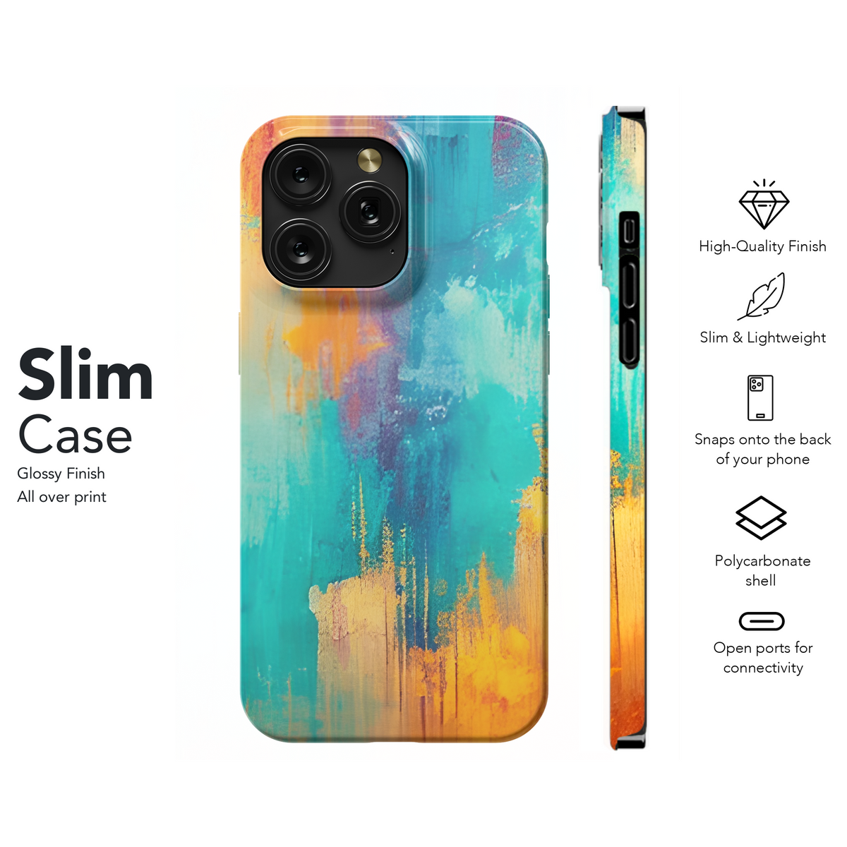 Colorful Texture Phone Case iPhone Samsung Cover Pixel 2598 - Image 7