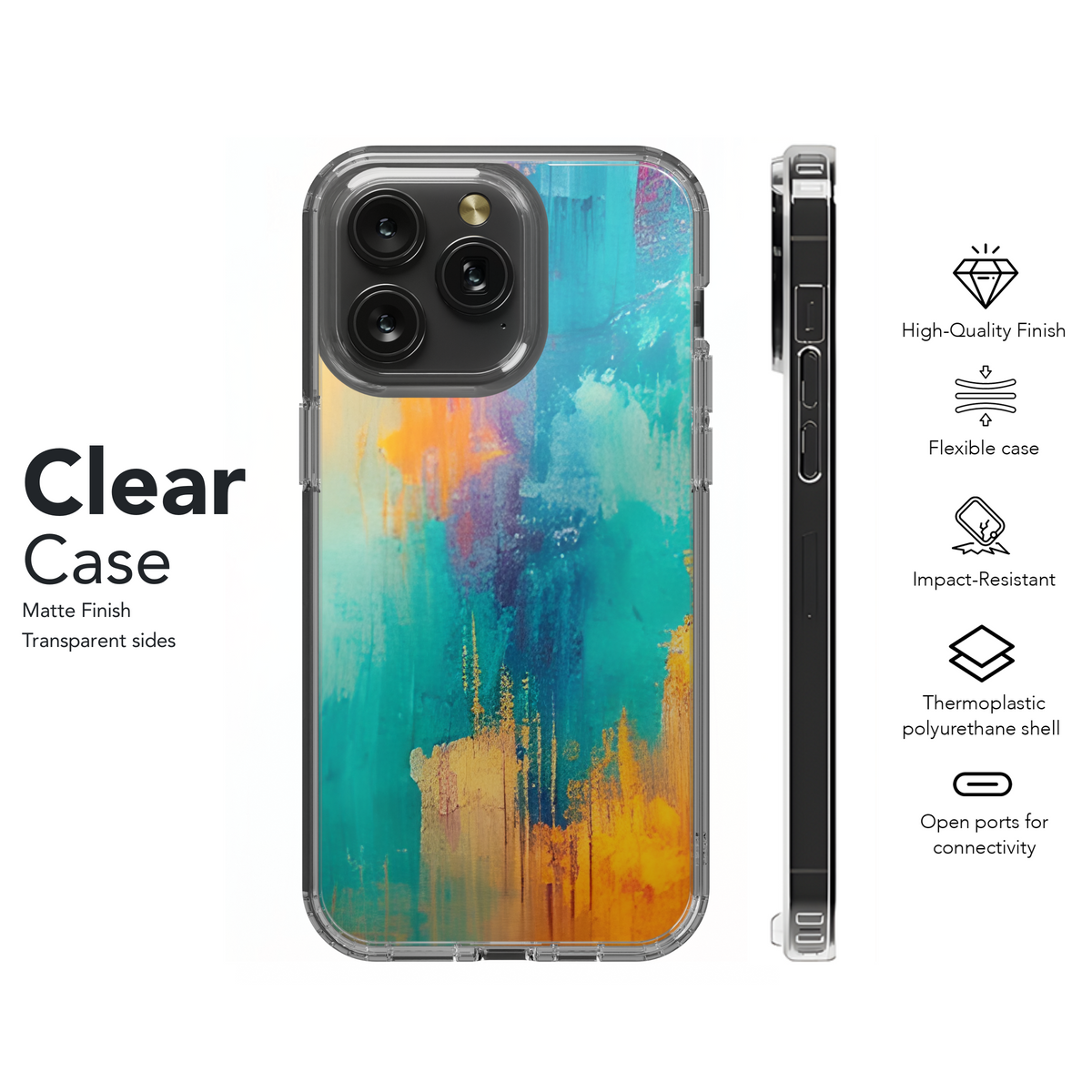 Colorful Texture Phone Case iPhone Samsung Cover Pixel 2598 - Image 8