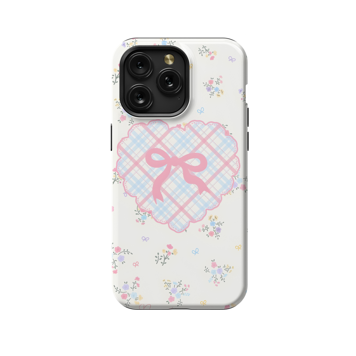 Coquette Bow Girly Cute Pink Phone Case iPhone Samsung Pixel & More 564 - Image 1