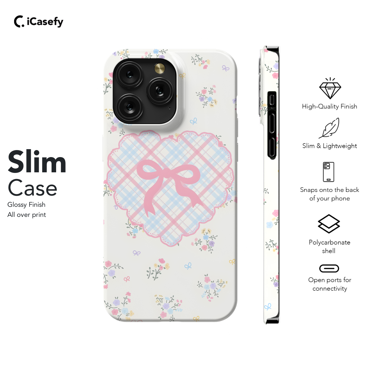 Coquette Bow Girly Cute Pink Phone Case iPhone Samsung Pixel & More 564 - Image 6