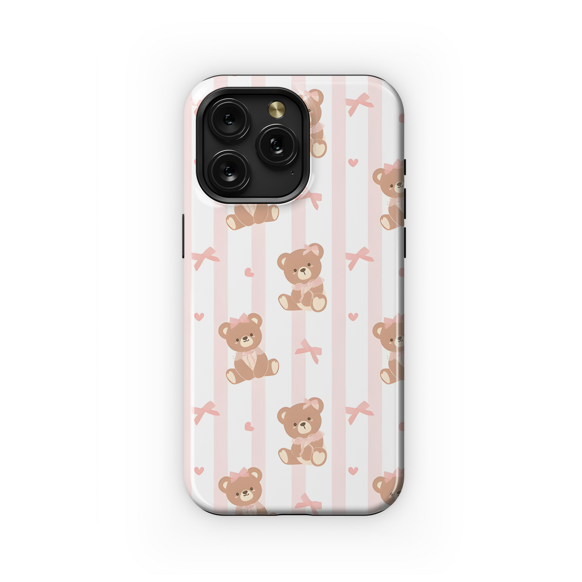 Coquette Teddy Bear Phone Case iPhone Samsung Cover Pixel 3977 - Image 1