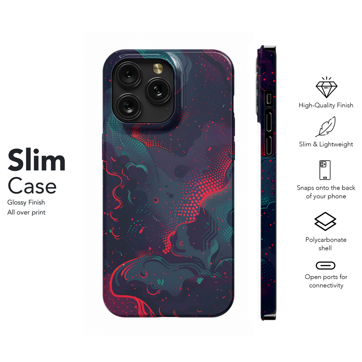 Cosmic Abstract Swirl
 Phone Case iPhone Samsung Cover Pixel 4288 - Image 7