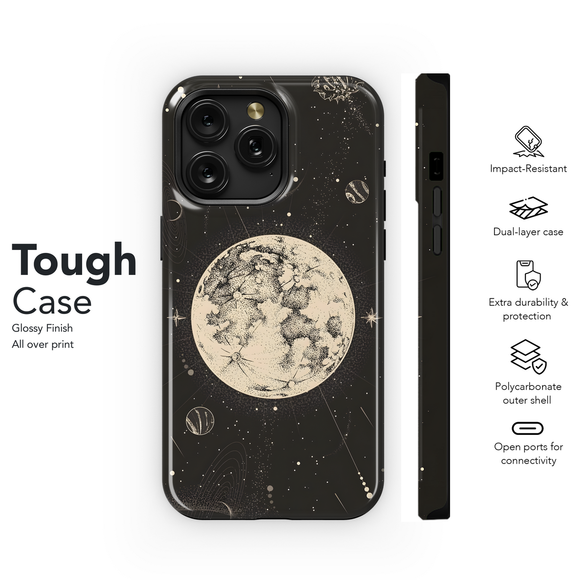 Cosmic Celestial Design
 Phone Case iPhone Samsung Cover Pixel 4168 - Image 6