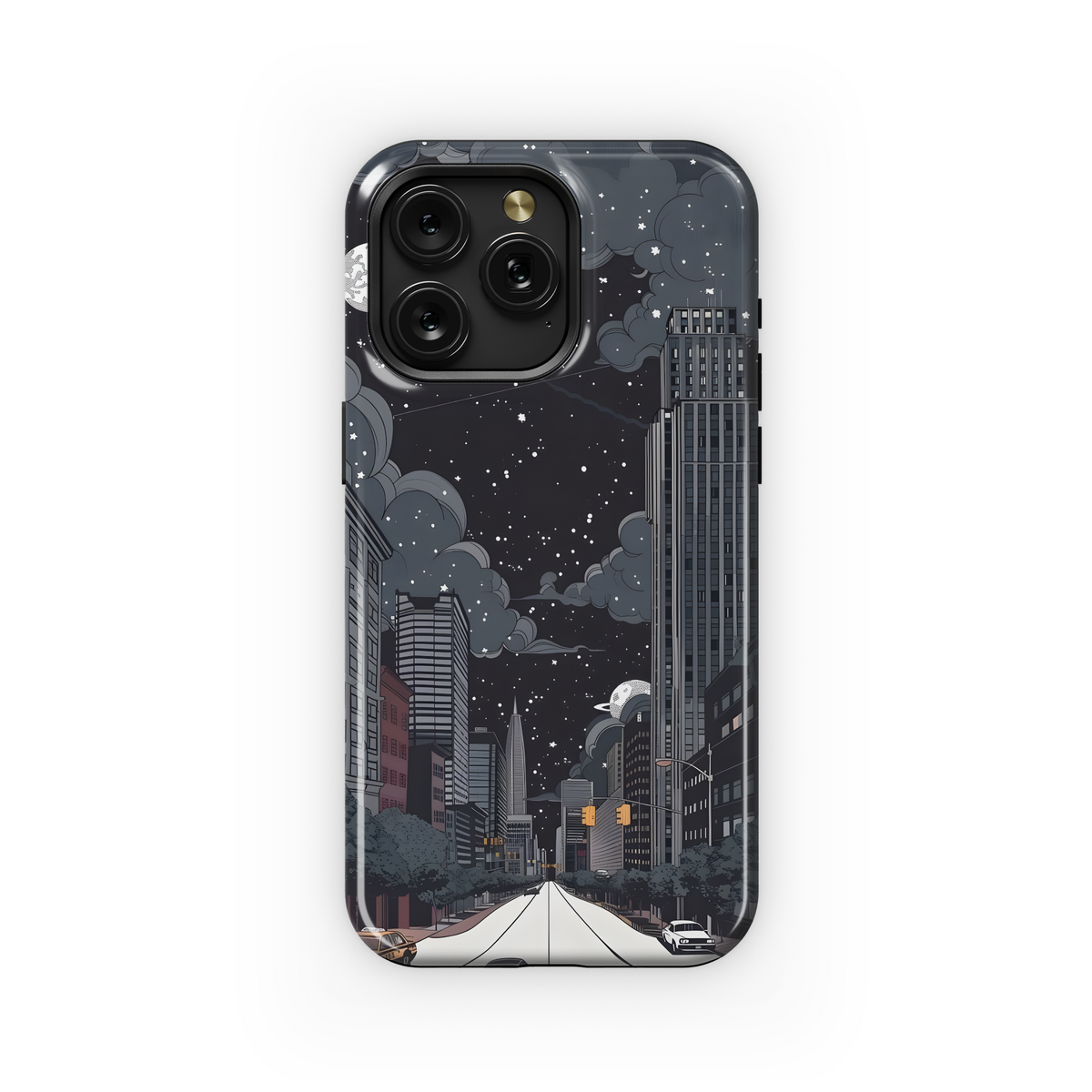 Cosmic Cityscape
 Phone Case iPhone Samsung Cover Pixel 4277 - Image 1