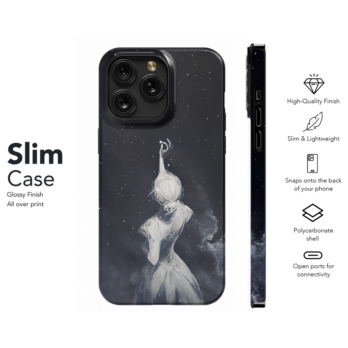 Cosmic Dreamscape Girl
 Phone Case iPhone Samsung Cover Pixel 3995 - Image 7