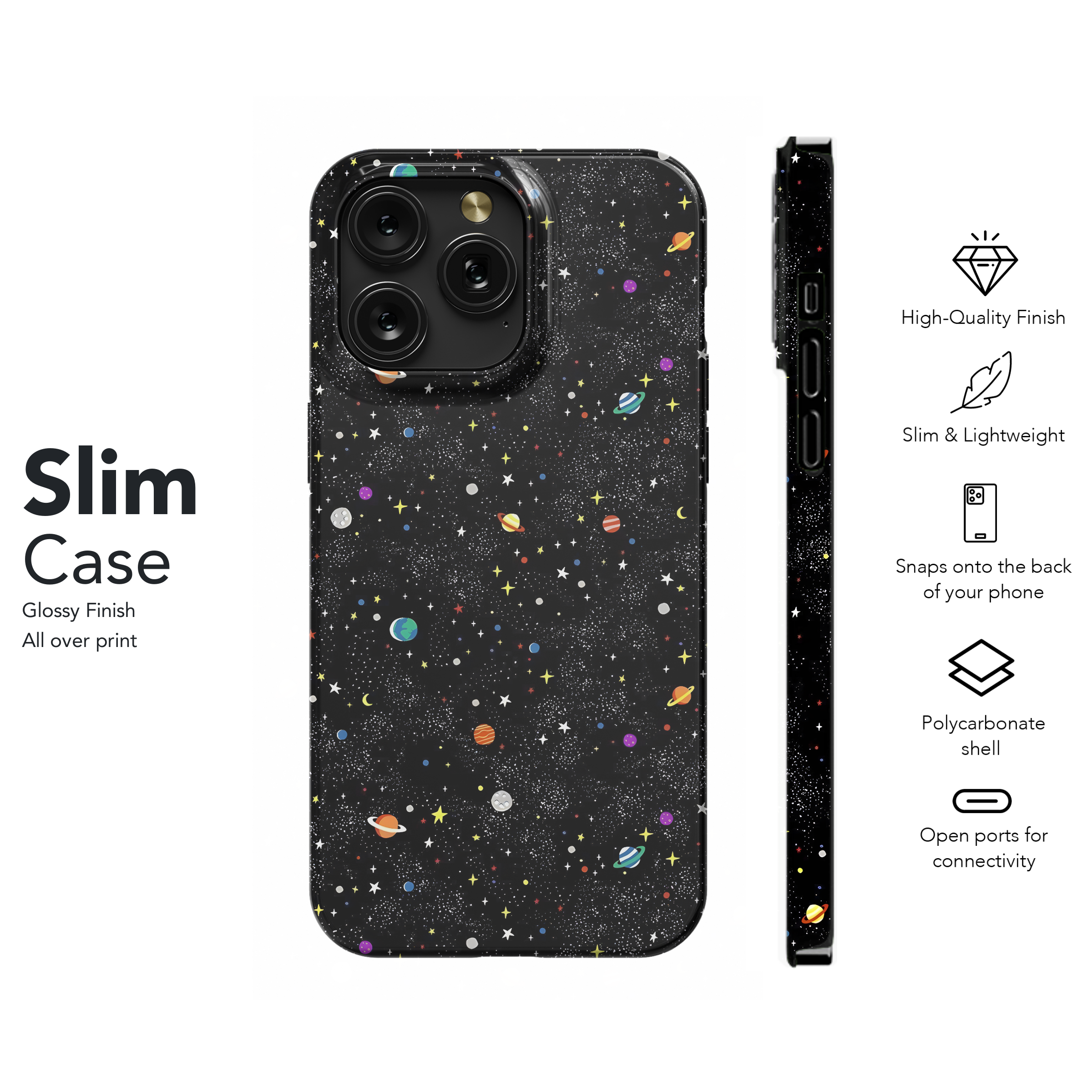 Cosmic Galaxy Pattern
 Phone Case iPhone Samsung Cover Pixel 4419 - Image 7