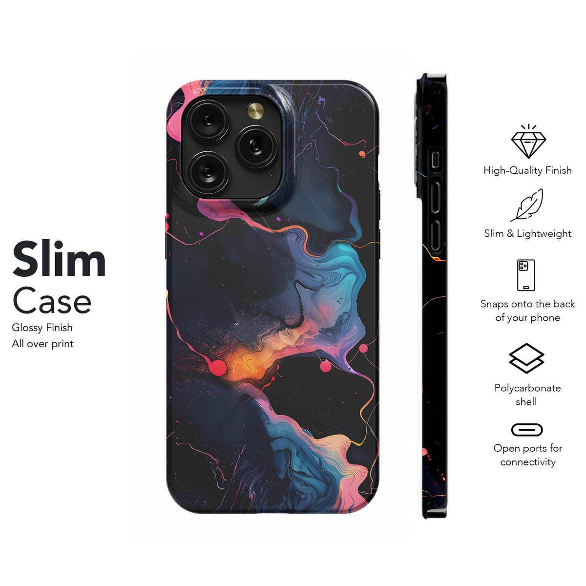 Cosmic Ink Scape
 Phone Case iPhone Samsung Cover Pixel 4289 - Image 7