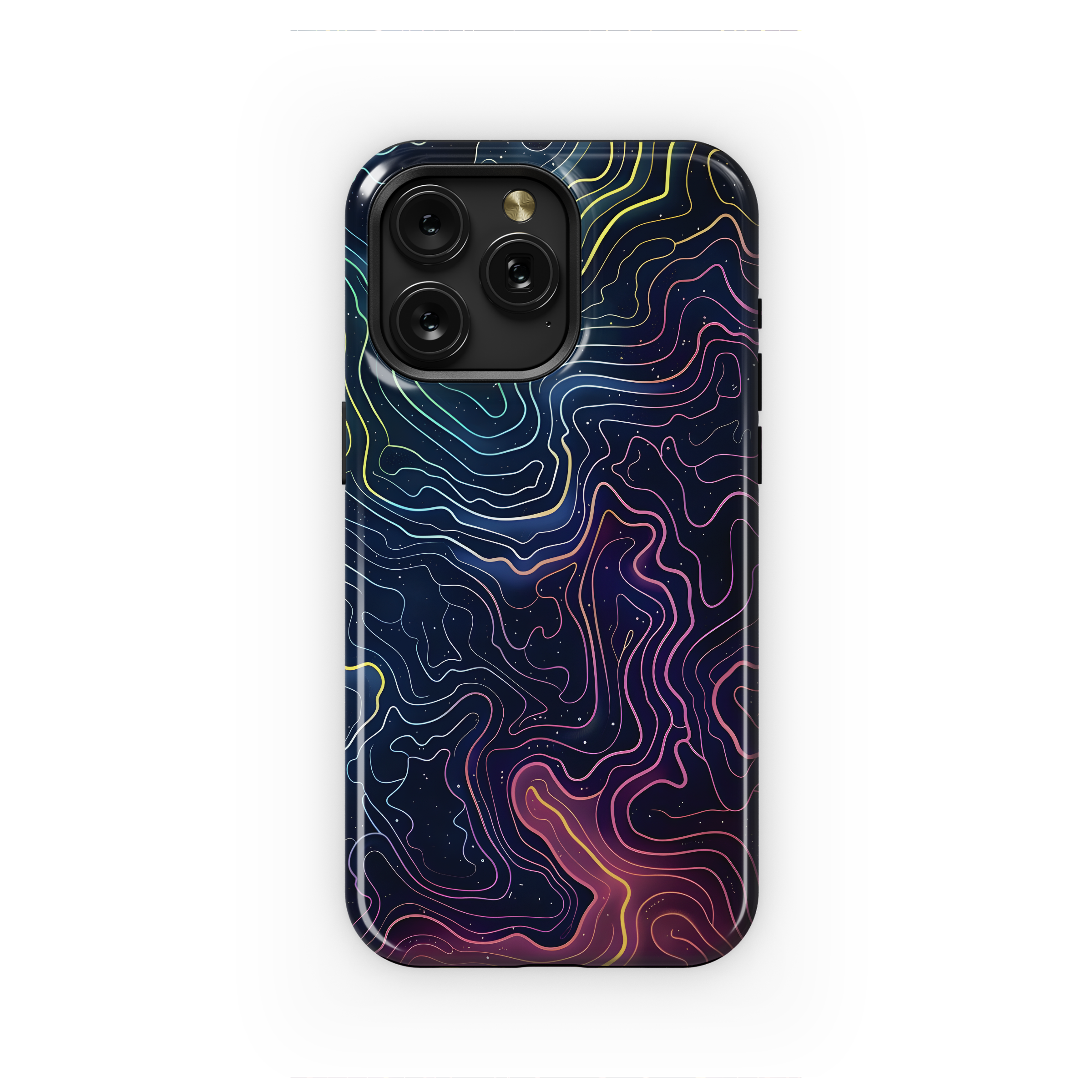 Cosmic Nebula Lines
 Phone Case iPhone Samsung Cover Pixel 4469 - Image 1