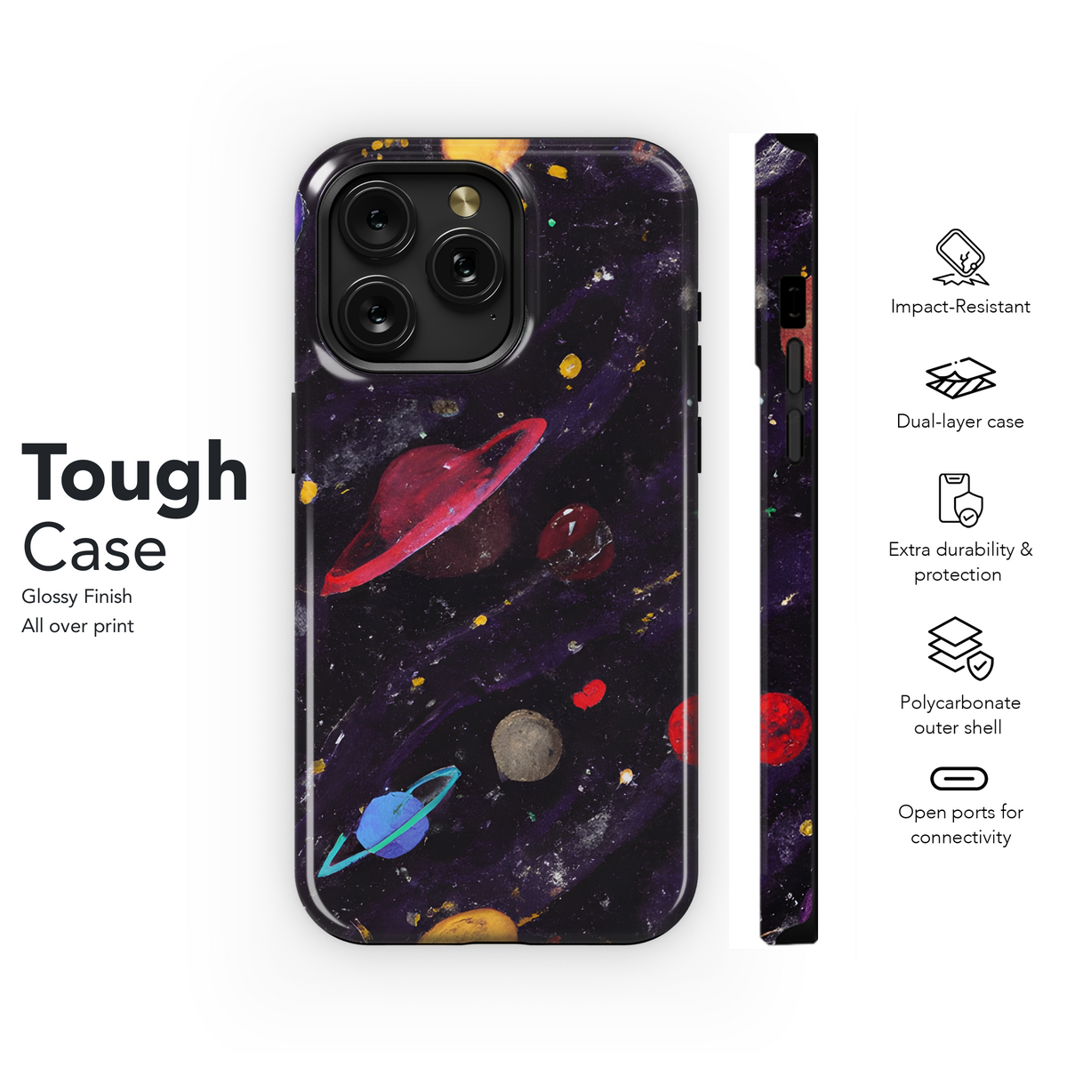 Cosmic Tapestry Phone Case iPhone Samsung Cover Pixel 3494 - Image 6