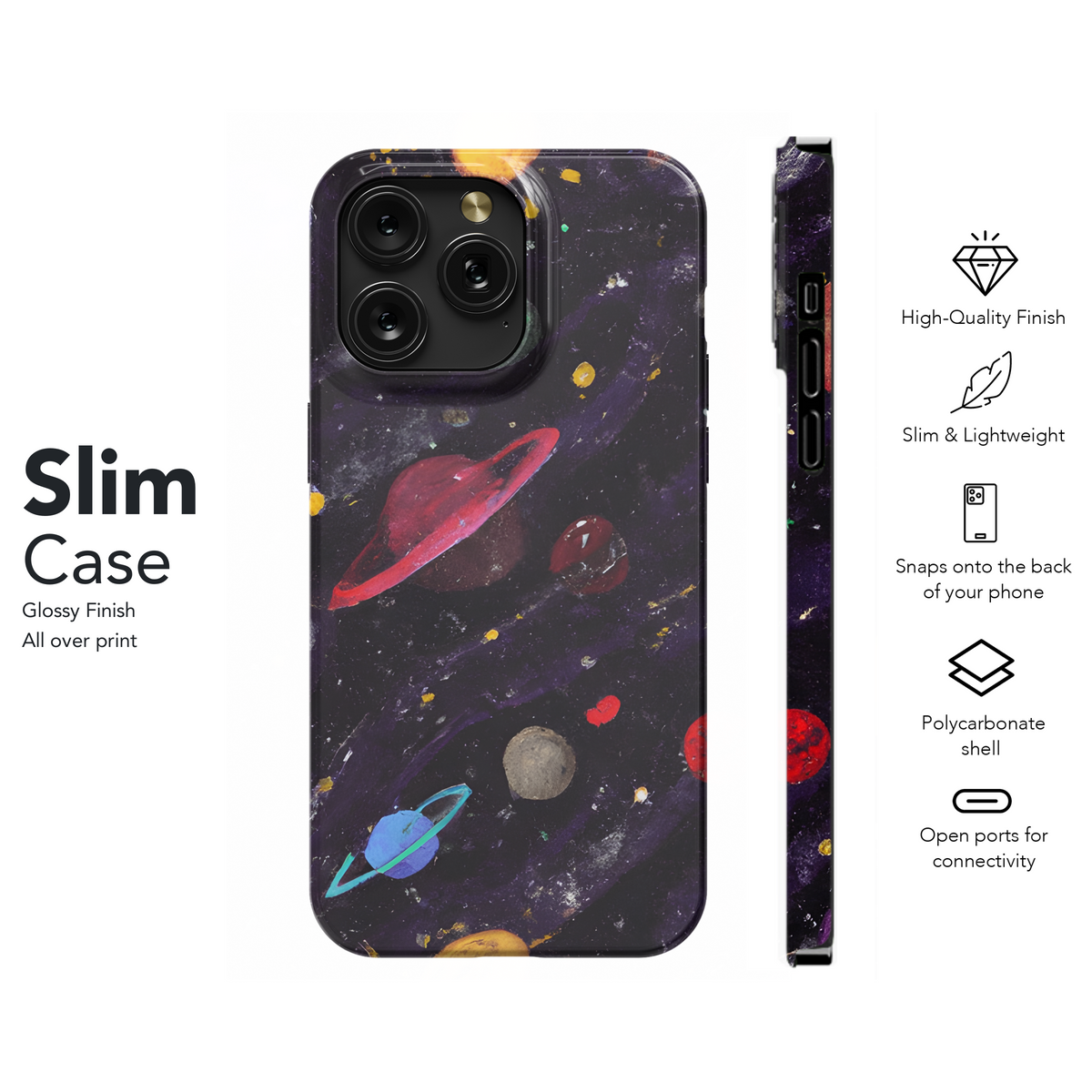 Cosmic Tapestry Phone Case iPhone Samsung Cover Pixel 3494 - Image 7