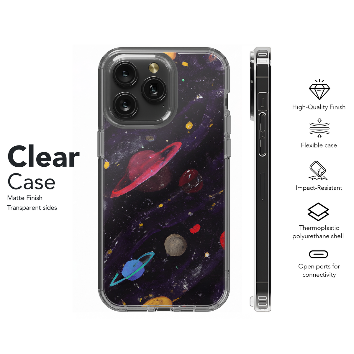 Cosmic Tapestry Phone Case iPhone Samsung Cover Pixel 3494 - Image 8