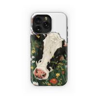 Cow in a Flower Field Phone Case iPhone Samsung Cover Pixel 5054 - Image 1