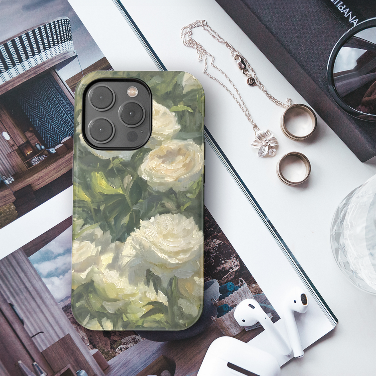 Creamy Rose Garden
 Phone Case iPhone Samsung Cover Pixel 4254 - Image 3