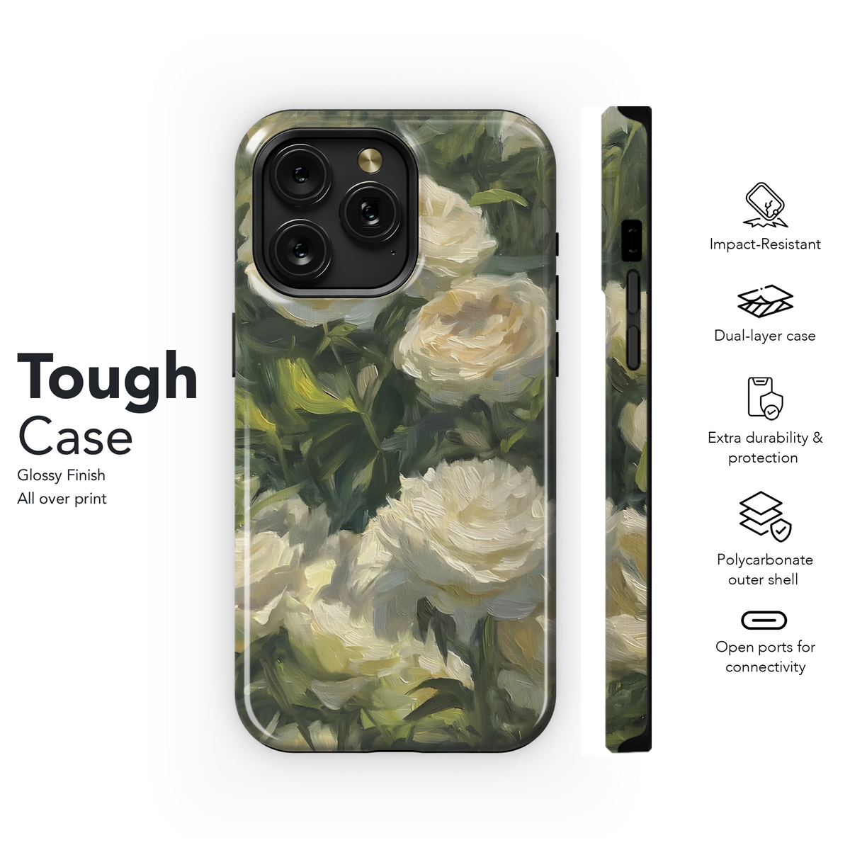 Creamy Rose Garden
 Phone Case iPhone Samsung Cover Pixel 4254 - Image 6