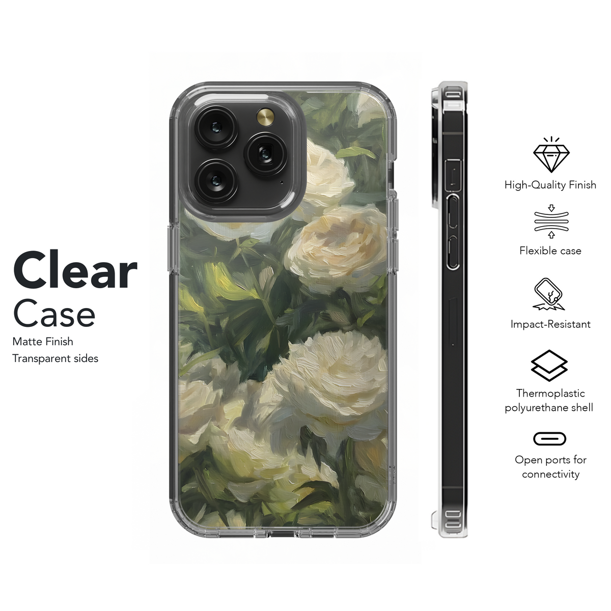 Creamy Rose Garden
 Phone Case iPhone Samsung Cover Pixel 4254 - Image 8