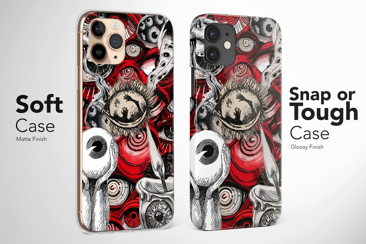 Creepy Eyes Phone Case Horror Witchy Cover - Image 3