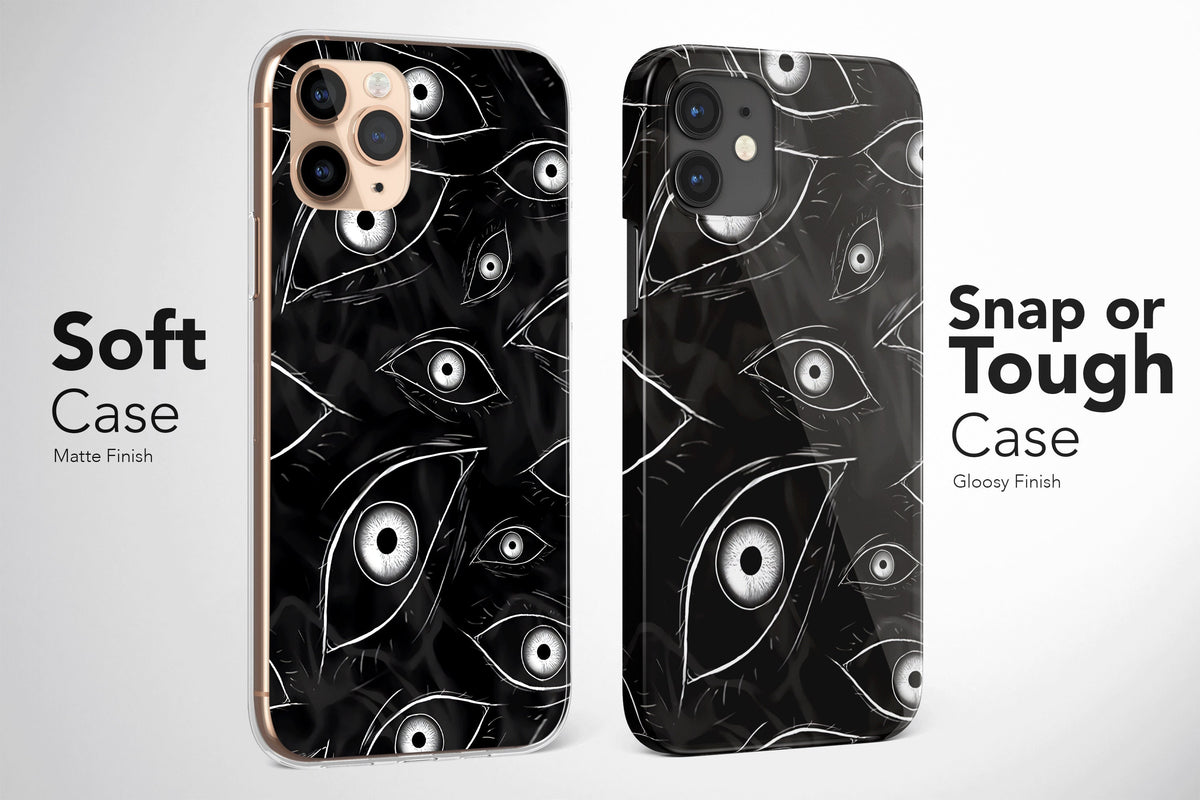 Creepy Eyes Phone Case Horror Witchy Cover - Image 5