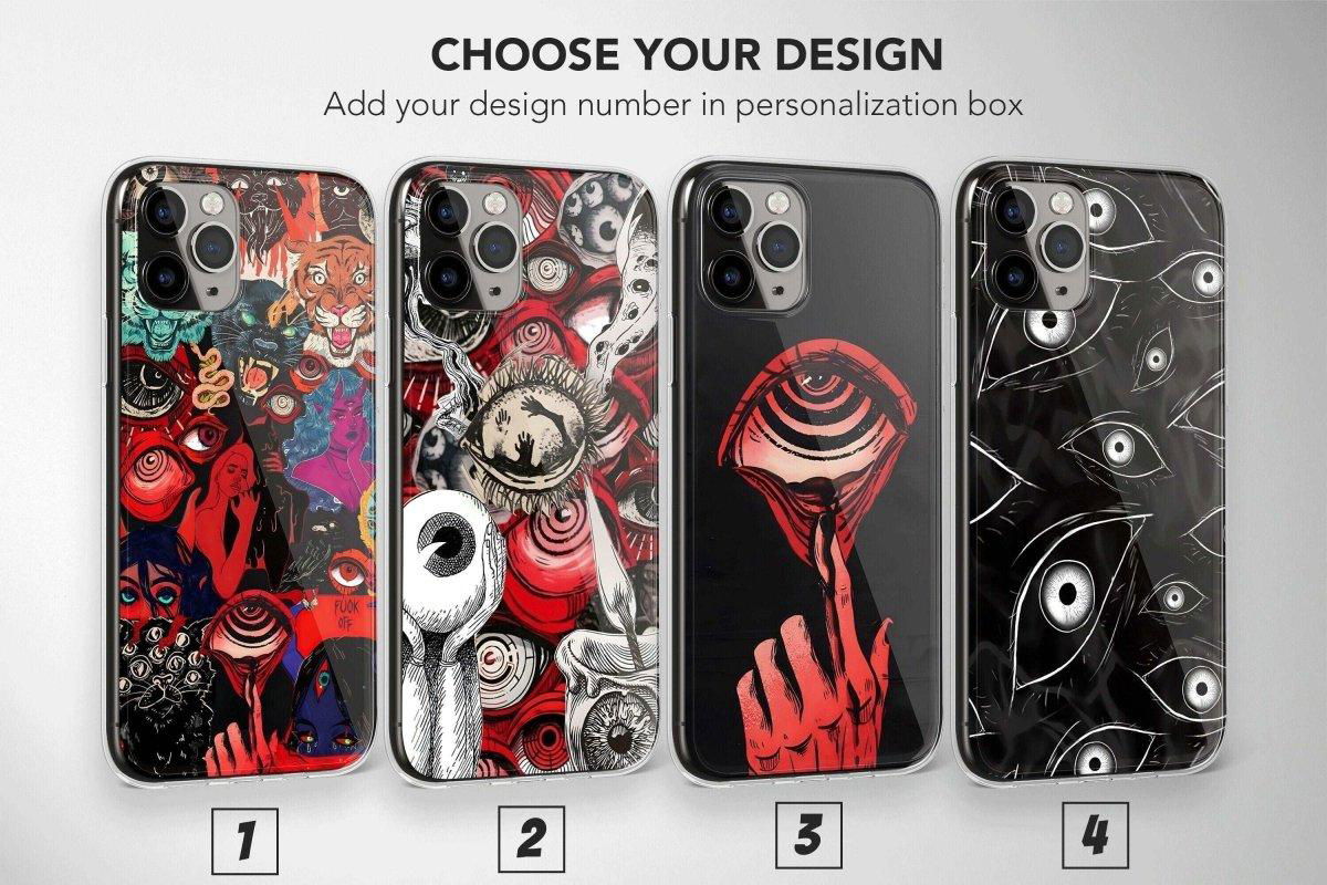 Creepy Eyes Phone Case Horror Witchy Cover - Image 2