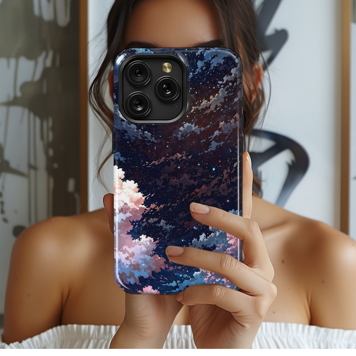 Crescent Moon Dreamscape
 Phone Case iPhone Samsung Cover Pixel 3993 - Image 2