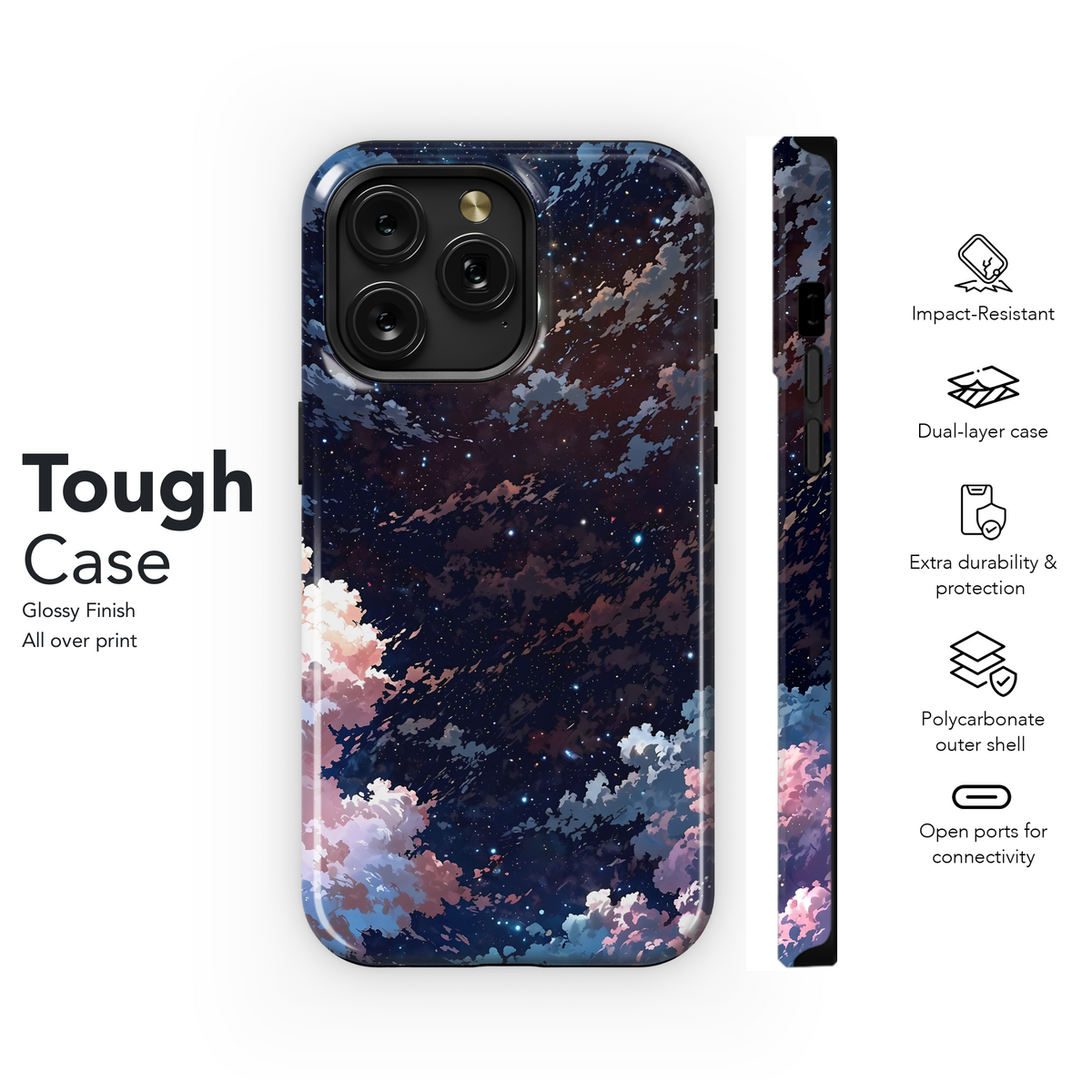 Crescent Moon Dreamscape
 Phone Case iPhone Samsung Cover Pixel 3993 - Image 6