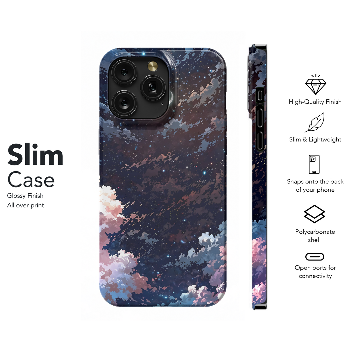 Crescent Moon Dreamscape
 Phone Case iPhone Samsung Cover Pixel 3993 - Image 7