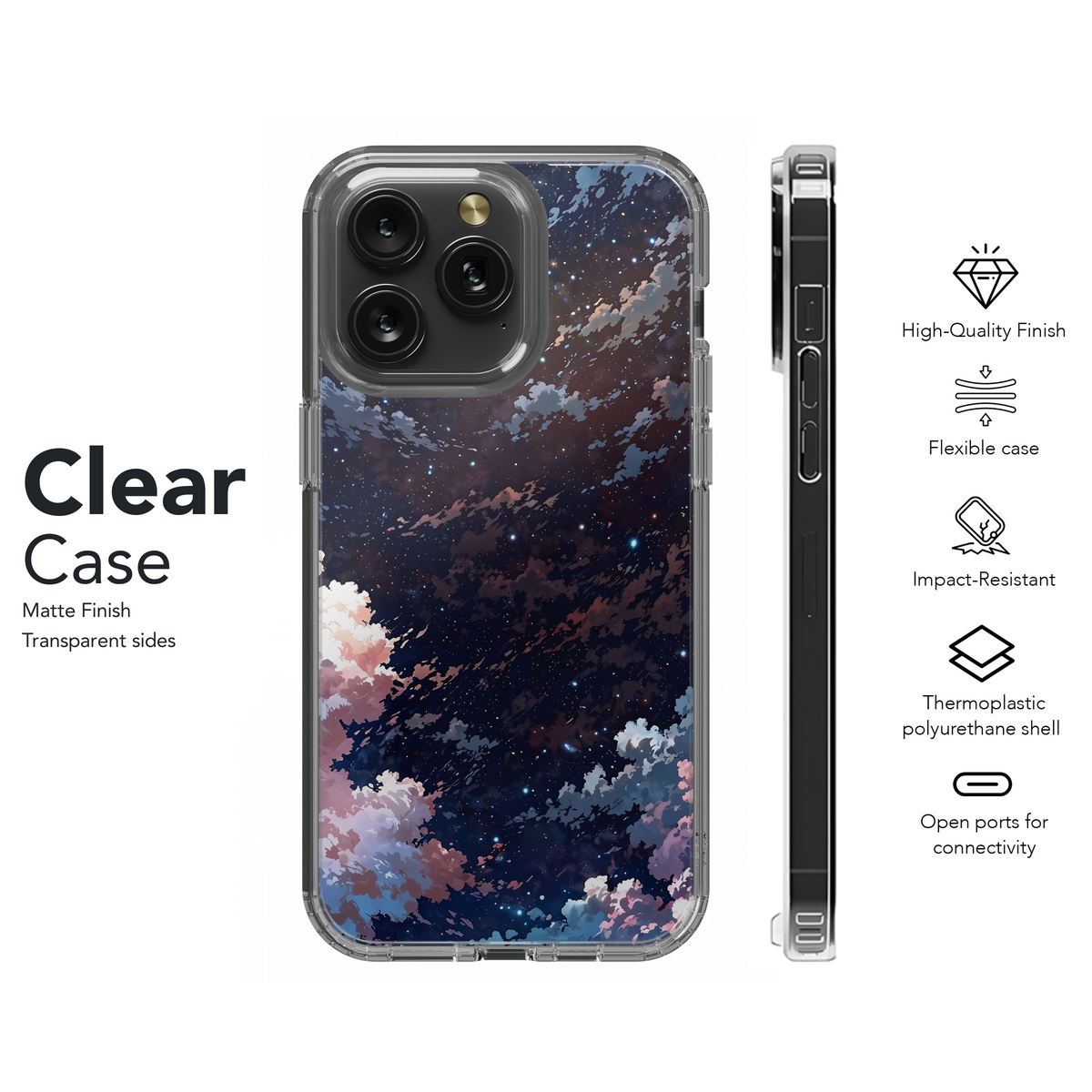 Crescent Moon Dreamscape
 Phone Case iPhone Samsung Cover Pixel 3993 - Image 8