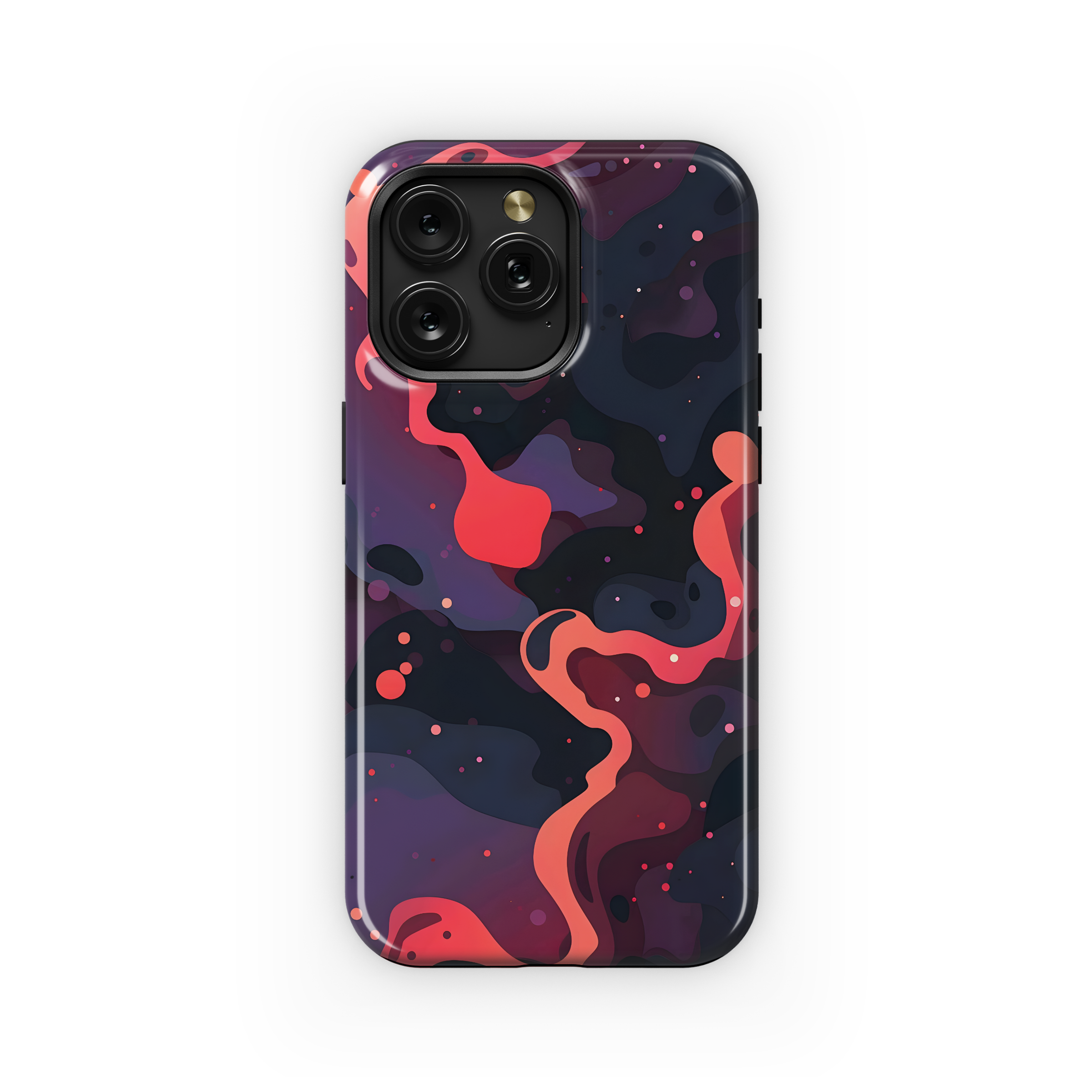 Crimson Nebula Flow
 Phone Case iPhone Samsung Cover Pixel 4416 - Image 1