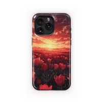 Crimson Sunset Tulips
 Phone Case iPhone Samsung Cover Pixel 4652 - Image 1