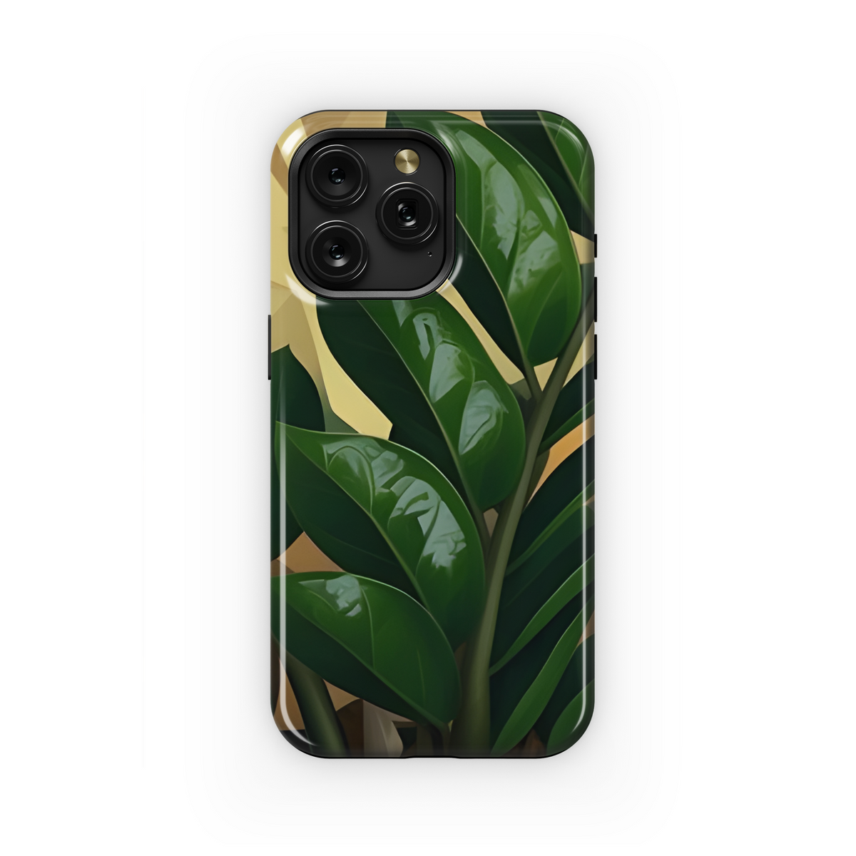 Cubist Zamioculcas Phone Case iPhone Samsung Cover Pixel 3776 - Image 1