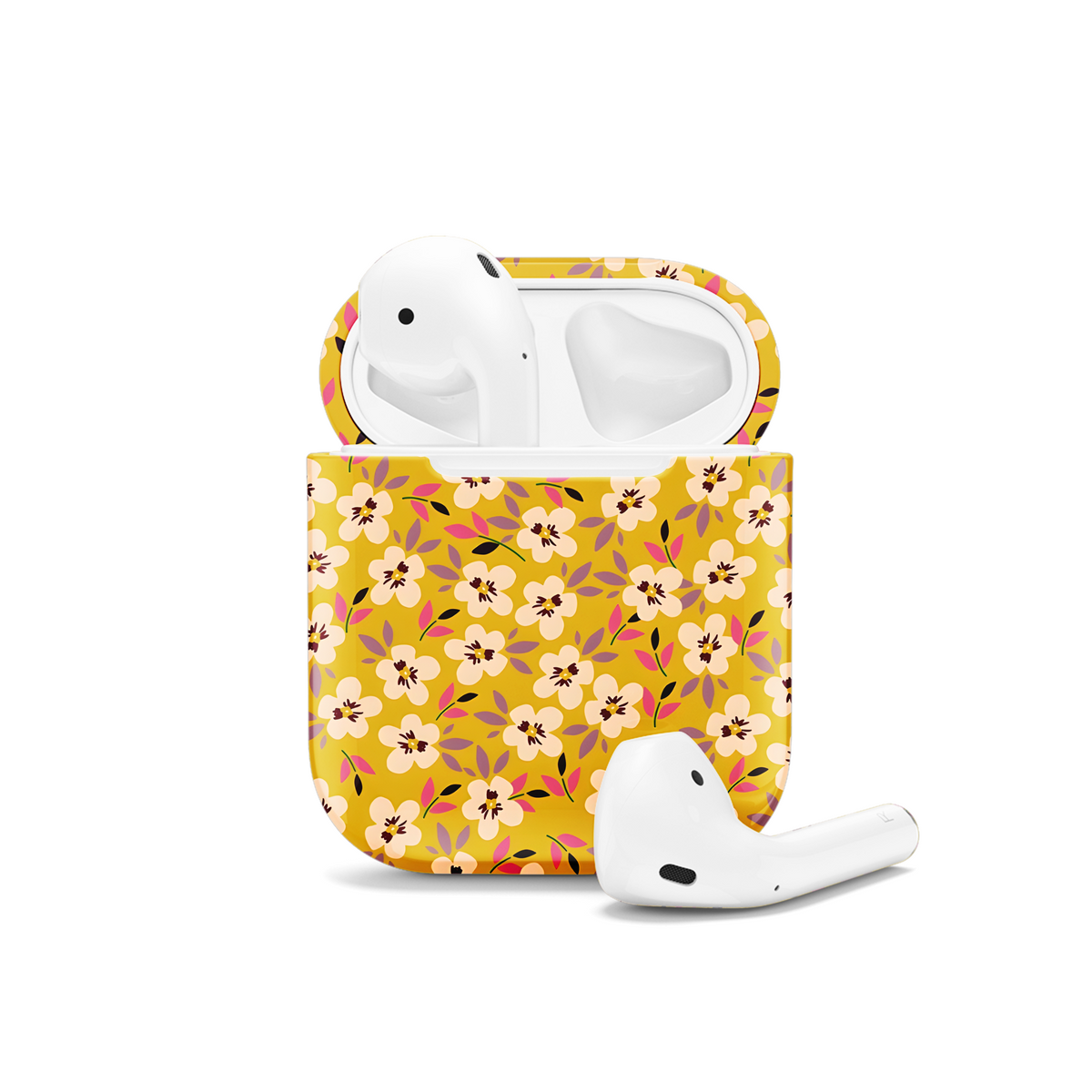 Cute and Ditsy Floral Pattern AirPods Case AirPods Pro AirPods Pro 2 AirPods 3 AirPods 2 Glossy 2359 - Image 1