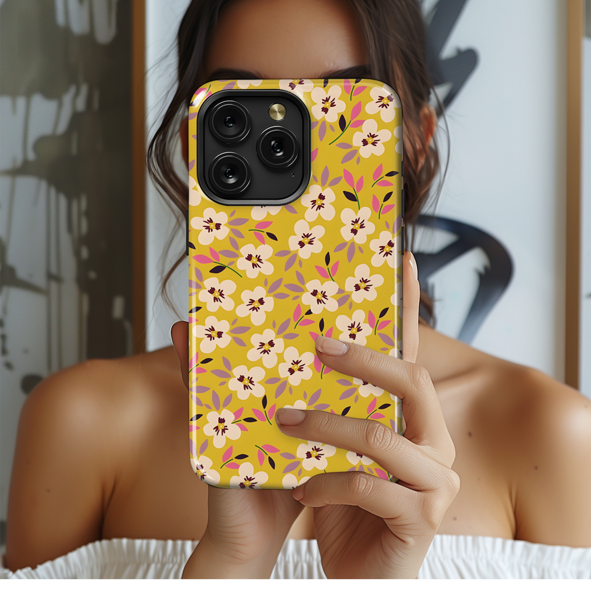 Cute and Ditsy Floral Pattern Phone Case iPhone Samsung Cover Pixel 2359 - Image 2