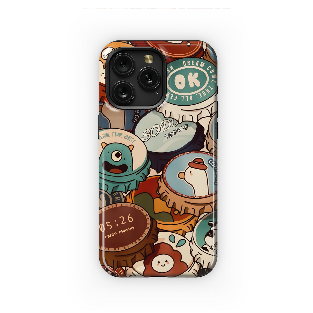 Cute Bottle Cap Designs
 Phone Case iPhone Samsung Cover Pixel 4261 - Image 1