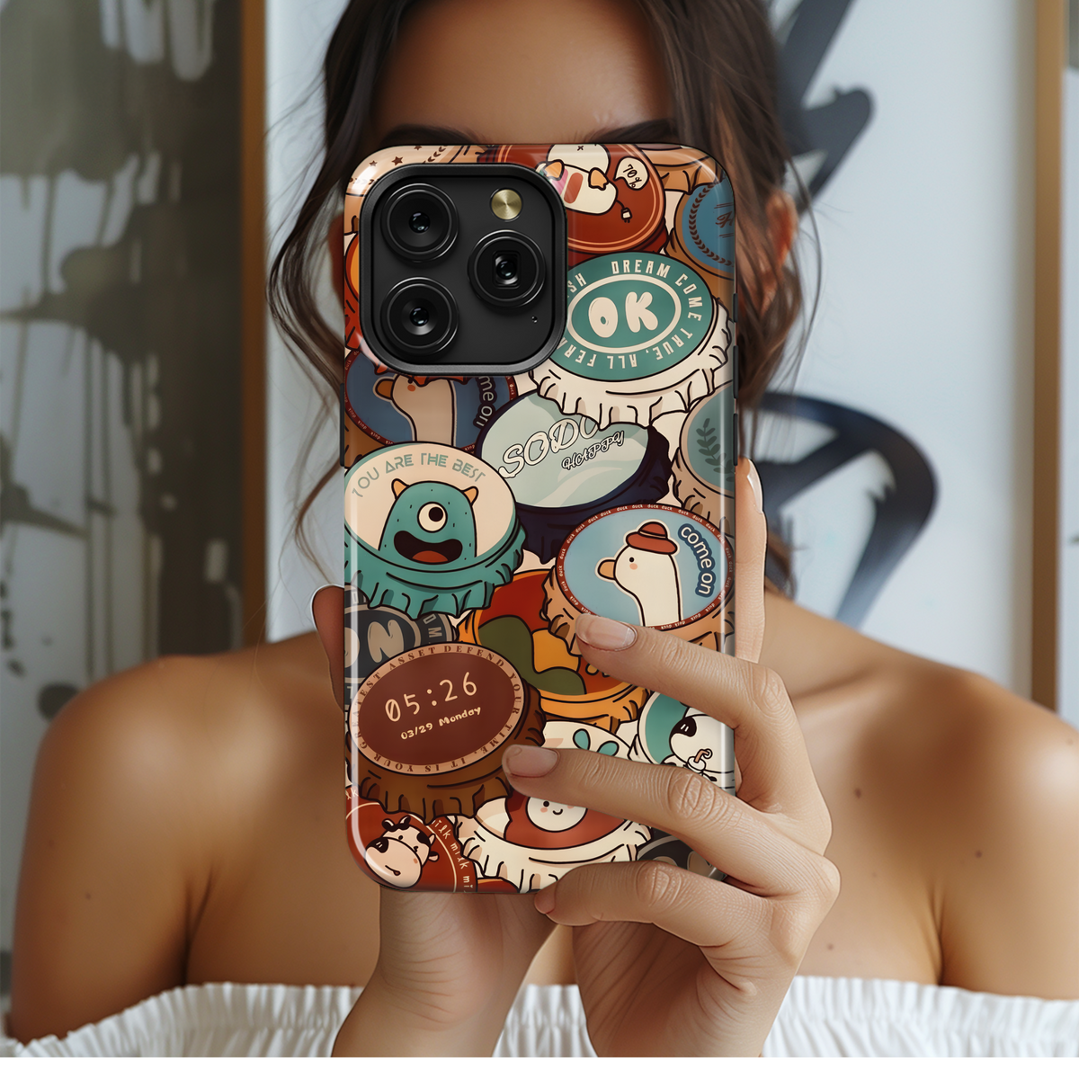 Cute Bottle Cap Designs
 Phone Case iPhone Samsung Cover Pixel 4261 - Image 2