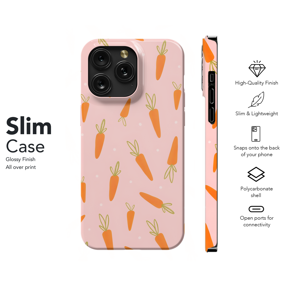 Cute Carrot Pattern
 Phone Case iPhone Samsung Cover Pixel 4257 - Image 7