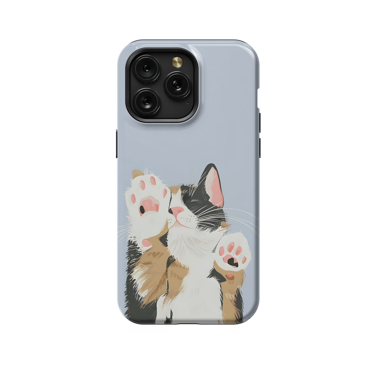 Cute Cat Phone Case iPhone Samsung Pixel & More 482 - Image 1