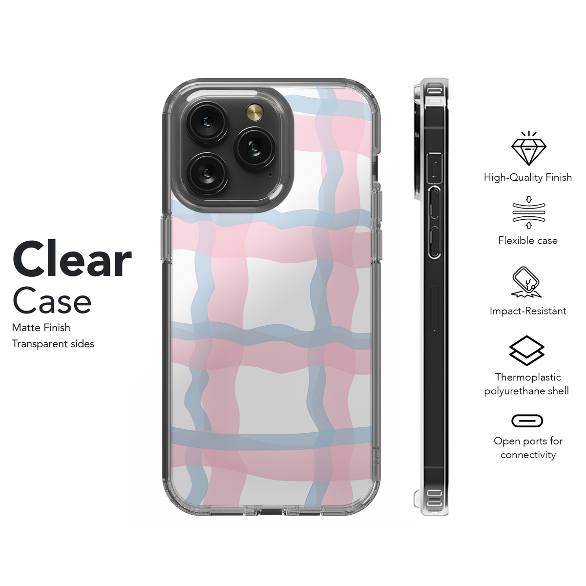 Cute Checkered Phone Case iPhone Samsung Cover Pixel 3499 - Image 8