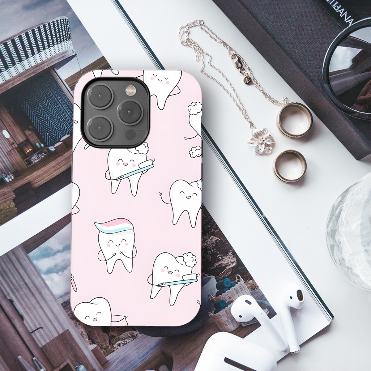 Cute Dental Phone Case iPhone Samsung Cover Pixel 3214 - Image 3