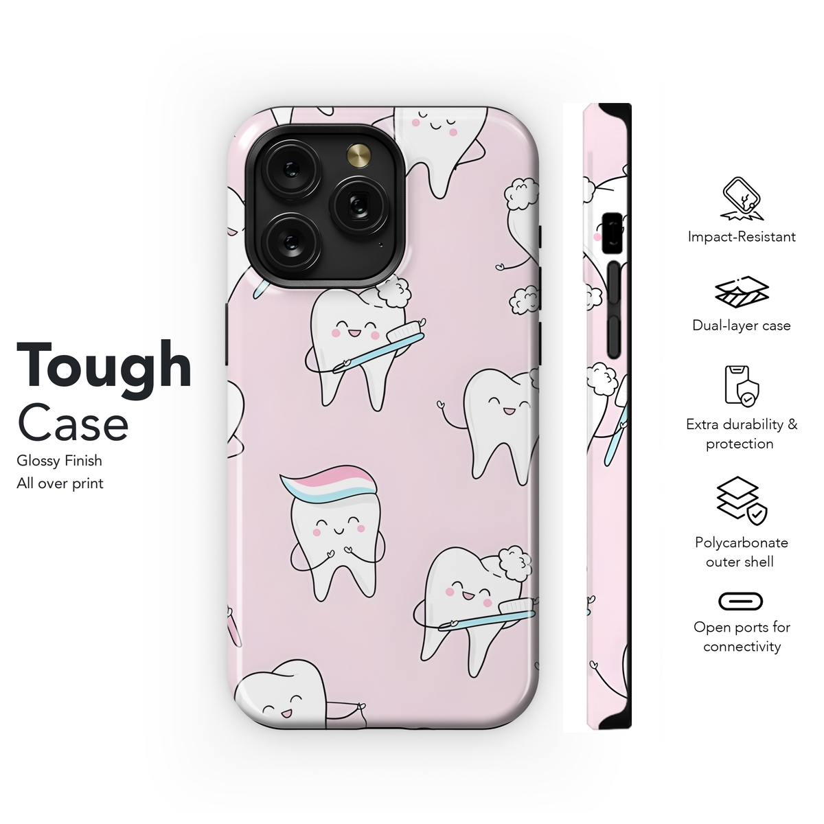 Cute Dental Phone Case iPhone Samsung Cover Pixel 3214 - Image 6