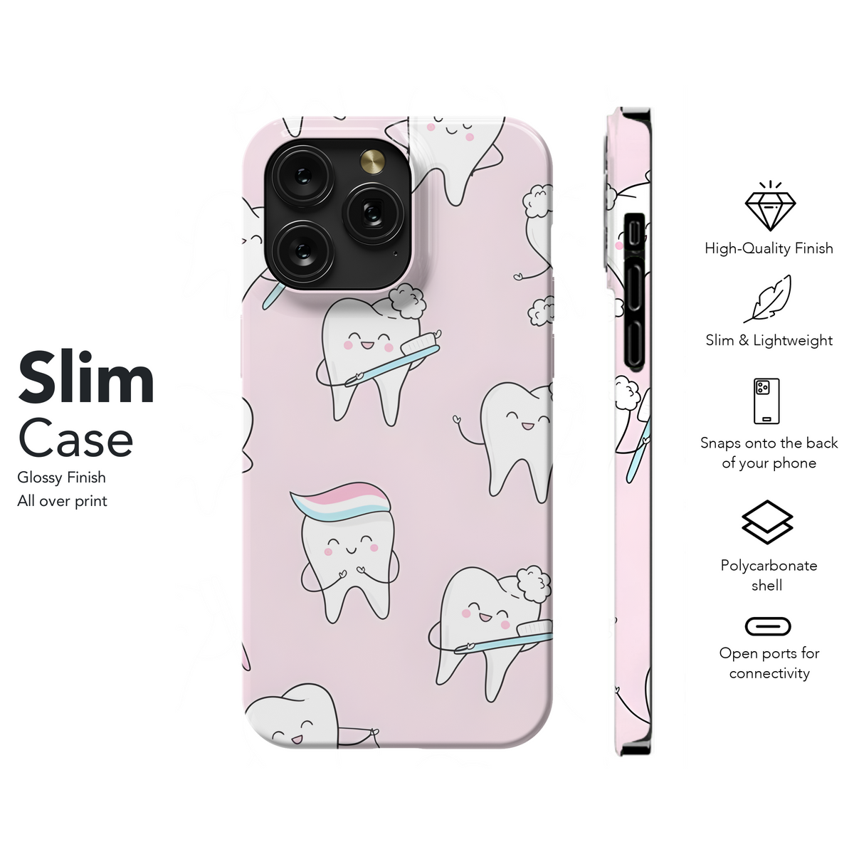 Cute Dental Phone Case iPhone Samsung Cover Pixel 3214 - Image 7