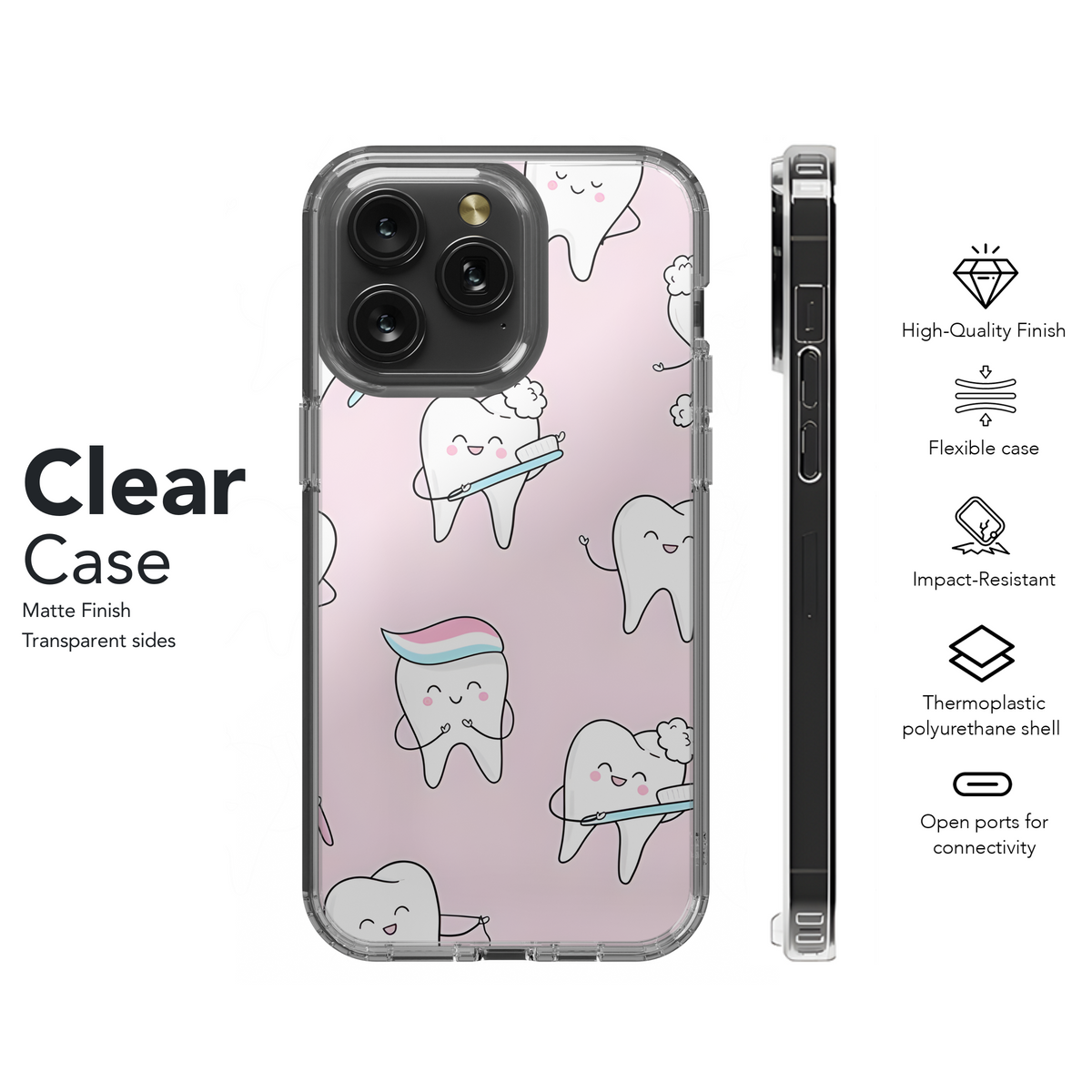 Cute Dental Phone Case iPhone Samsung Cover Pixel 3214 - Image 8