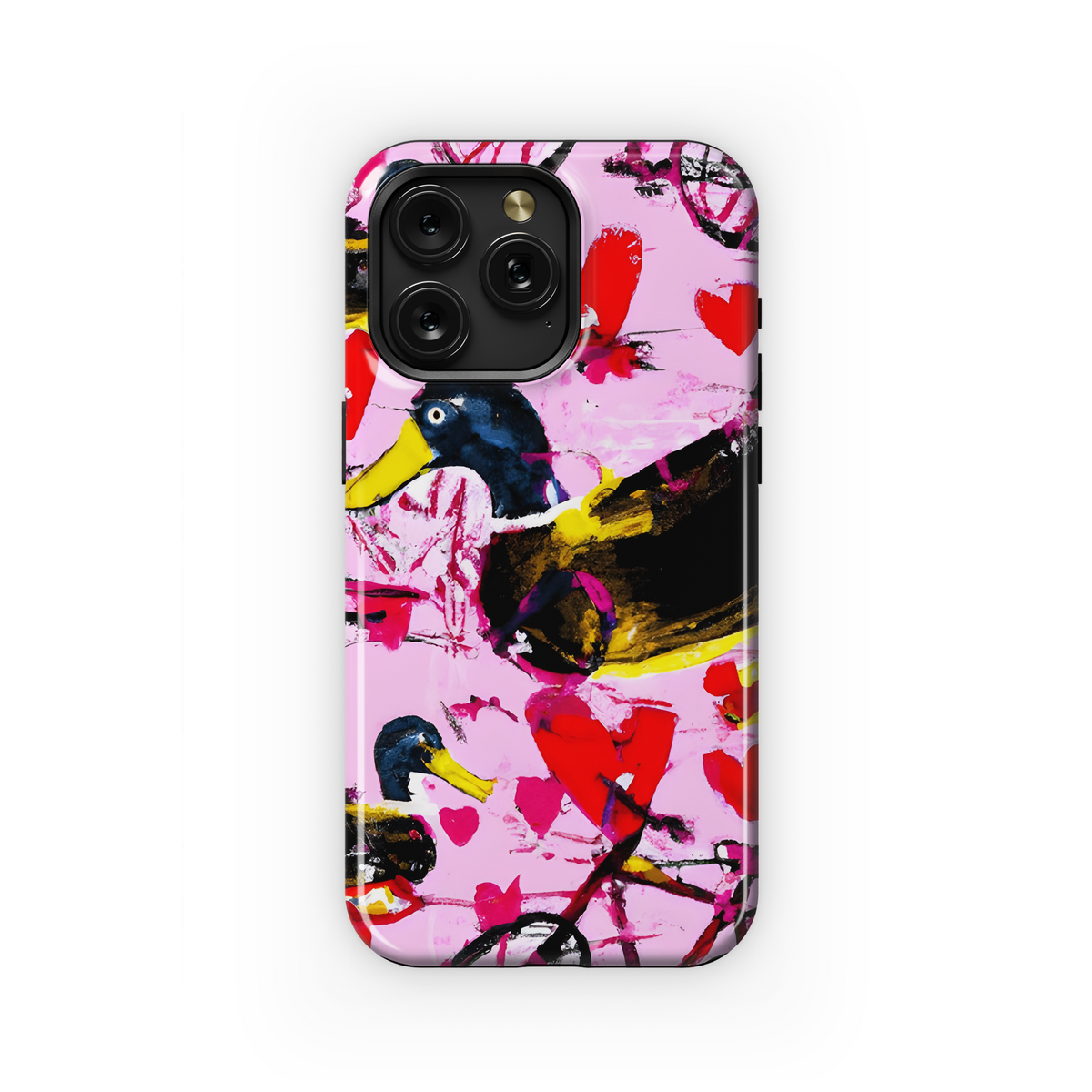 Cute Duck Phone Case iPhone Samsung Cover Pixel 3290 - Image 1